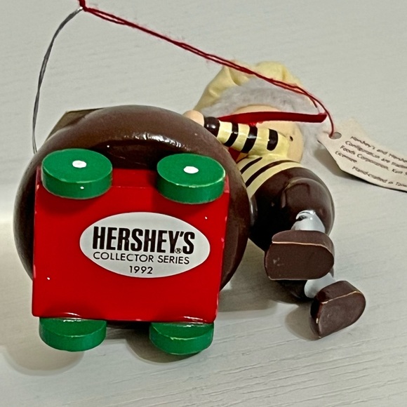 1992 Hershey’s Collector Series Kurt Adler Christmas Ornaments Chocolate Kiss - Picture 4 of 6